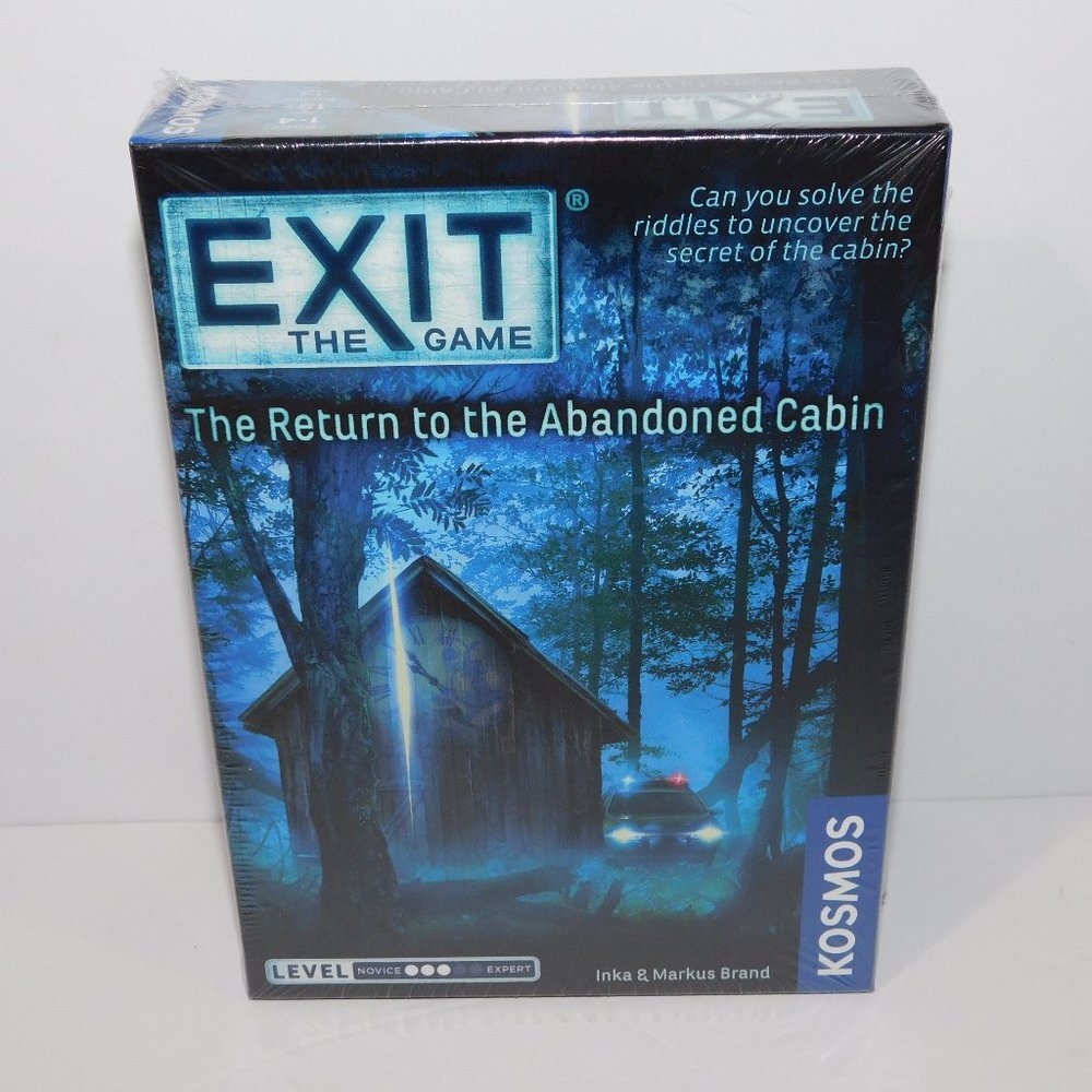 EXIT the Game The Return to the Abandon Cabin Escape Room Game New Sealed